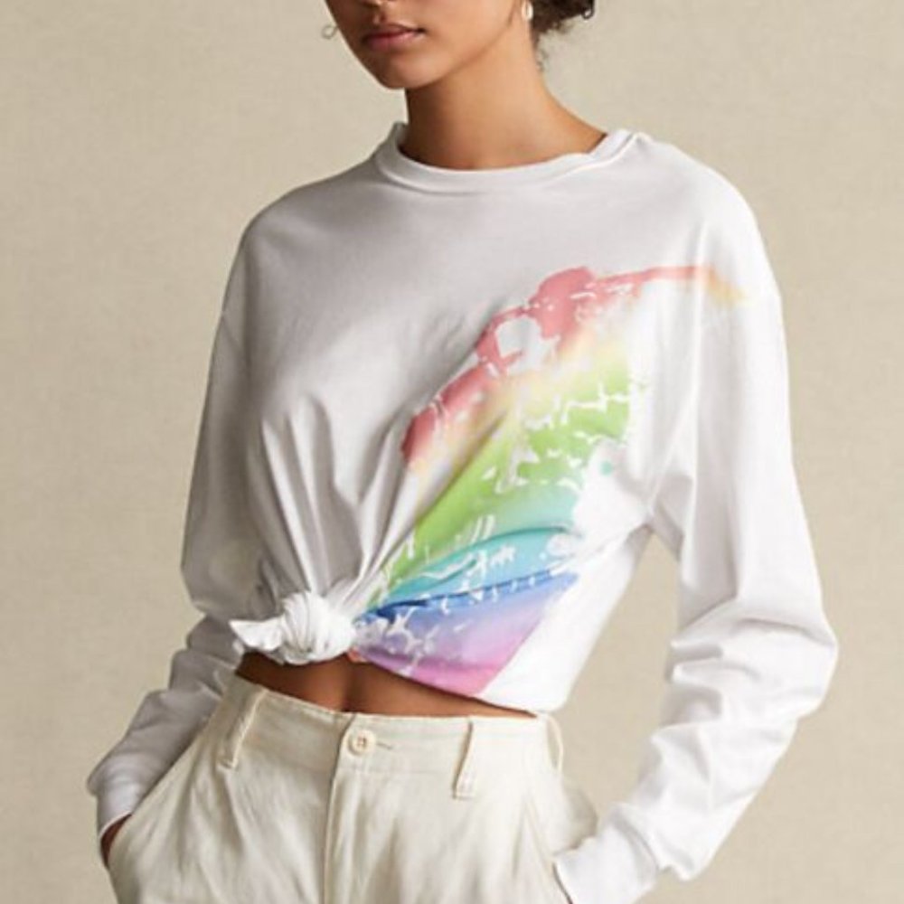 Polo Ralph Lauren  Ombré Big Pony T-Shirt Long Sleeve